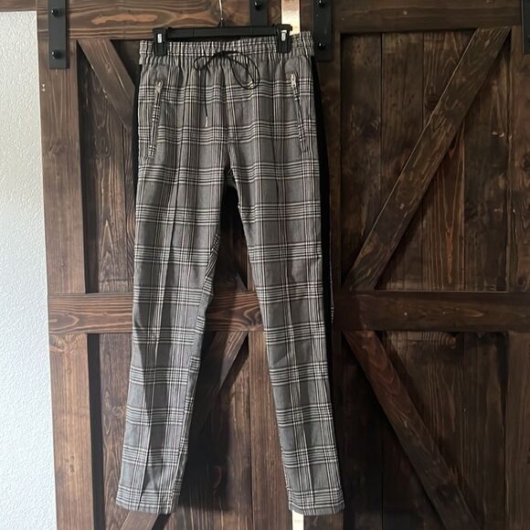 forever 21 striped drawstring casual pants men Sz- Small - Picture 2 of 13